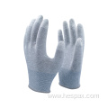 Hespax 13G Polyester DMF-Free PU Electrical Esd Gloves